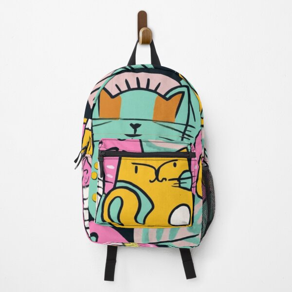 Item preview, Cat Pattern Backpack designed and sold by SUKREEP.