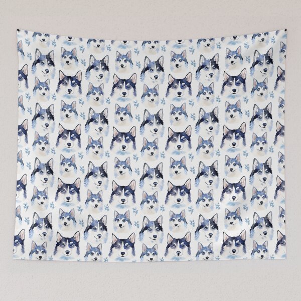 Item preview, Majestic Guardians: Siberian Husky's Spirit designed and sold by qoodesignstudio.
