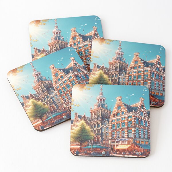 Item preview, Dam Square in Amsterdam designed and sold by Era-of-Traveler.