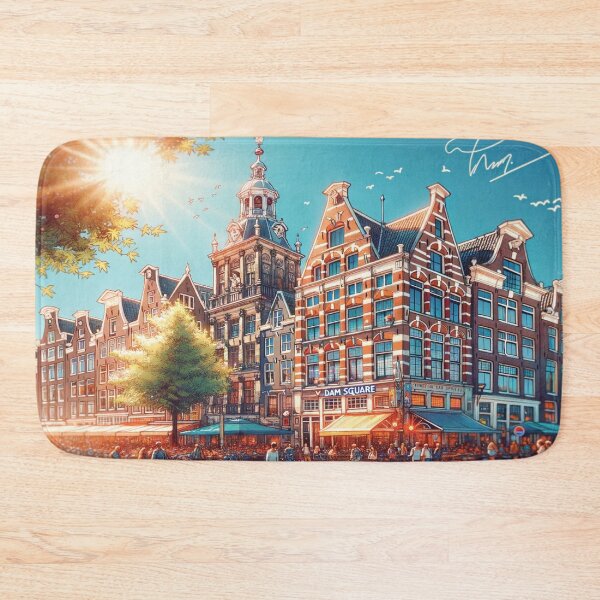 Item preview, Dam Square in Amsterdam designed and sold by Era-of-Traveler.