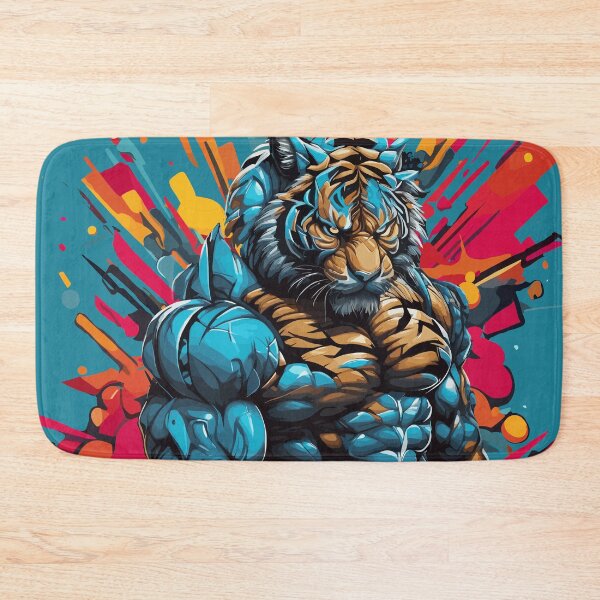 Item preview, The great bodybuilder tiger designed and sold by Frankydudestore.