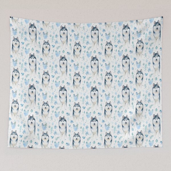 Item preview, Boundless Adventure: Siberian Husky's Wild Spirit designed and sold by qoodesignstudio.