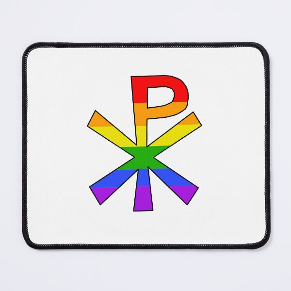 Item preview, Christian Symbol Chi Ro Pride designed and sold by BackgroundPixel.