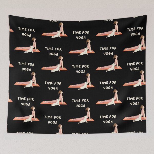 Item preview,  Time for yoga with PET designed and sold by Krsna Priya.