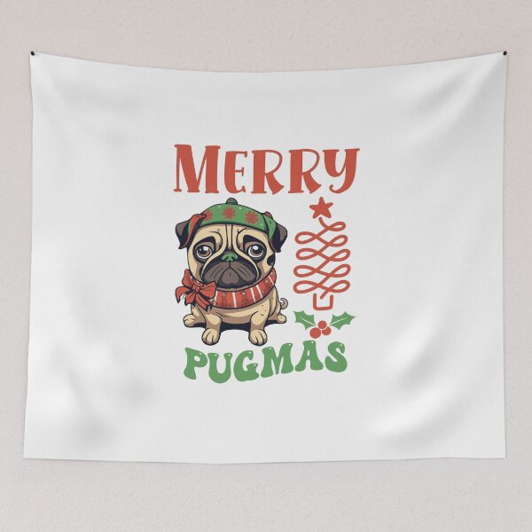 Item preview, Merry Pugmas designed and sold by beefrancky.