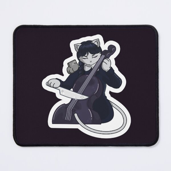 Item preview, A wednesday addams cat designed and sold by ViniDufrayer.