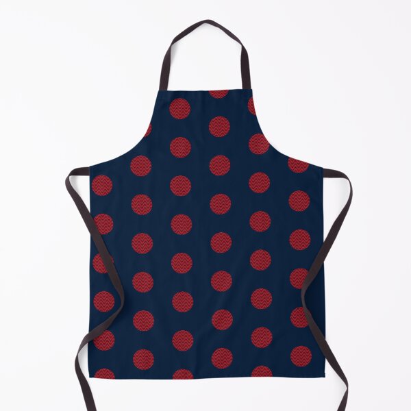 Artikelvorschau, Roter Kreisdruck mit blauem Hintergrund entworfen und verkauft von OmikronStore.