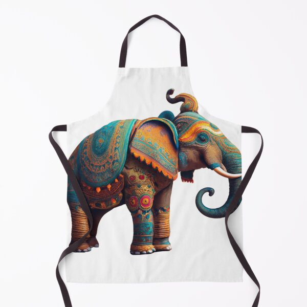Item preview, Indian Elephant and Paisley Pattern designed and sold by Thompika.