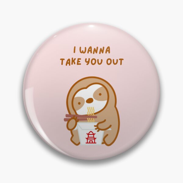 Item preview, Chinese Takeout Date Night Sloth  designed and sold by theslothinme.