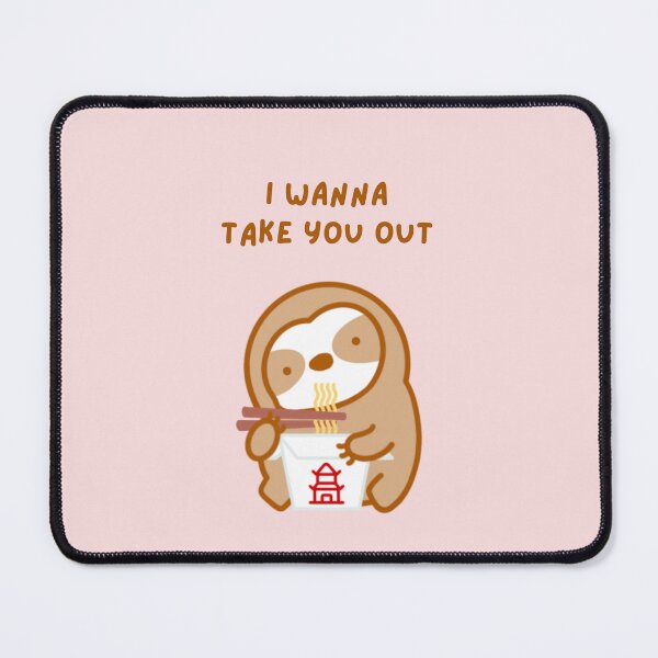 Item preview, Chinese Takeout Date Night Sloth designed and sold by theslothinme.