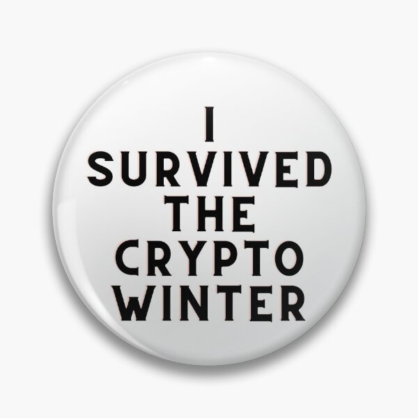 Item preview, I survived the crypto winter designed and sold by Yield Farmer.