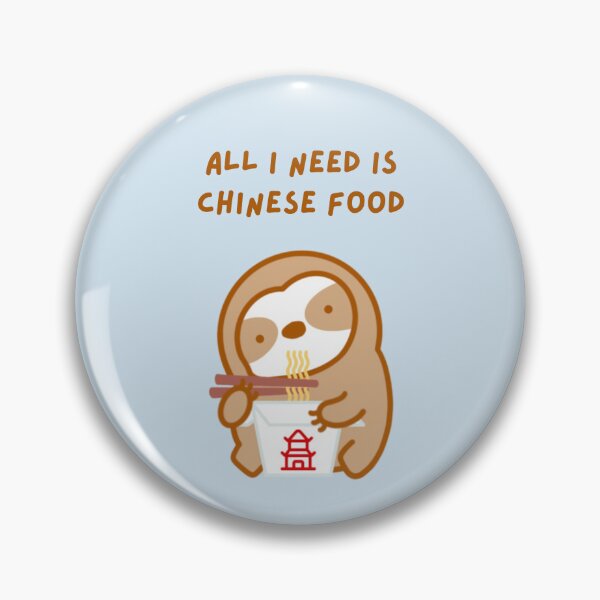 Item preview, Chinese Food Lover Takeout Sloth designed and sold by theslothinme.