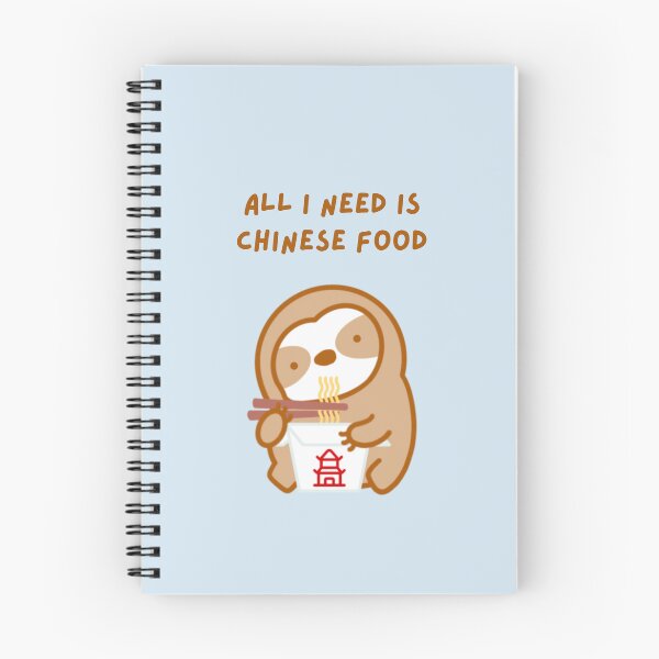 Item preview, Chinese Food Lover Takeout Sloth designed and sold by theslothinme.