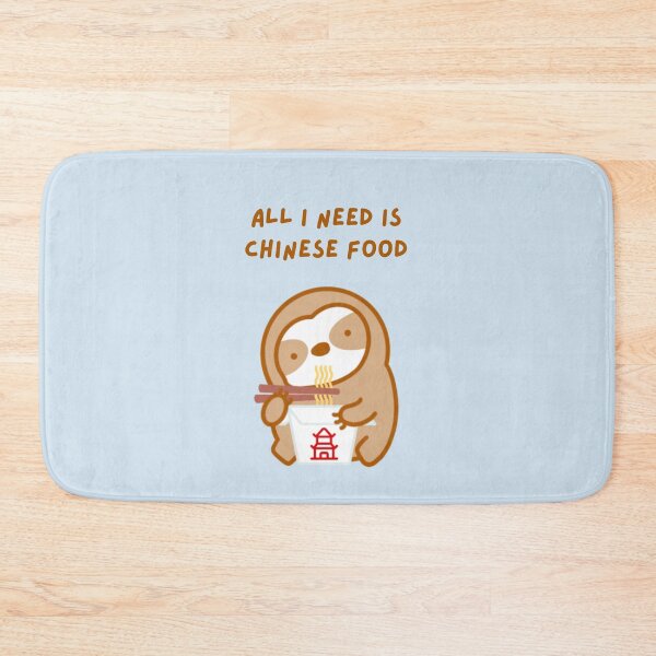Item preview, Chinese Food Lover Takeout Sloth designed and sold by theslothinme.
