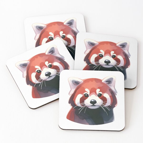 Item preview, Vibrant Red Panda Cub designed and sold by UmbrellaStudio1.