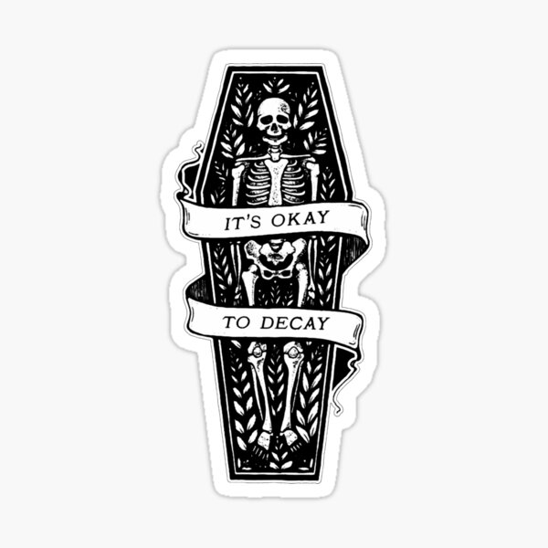 Artikel-Vorschau von Es ist in Ordnung, zu verfallen, designt und verkauft von Hella-Stickers.