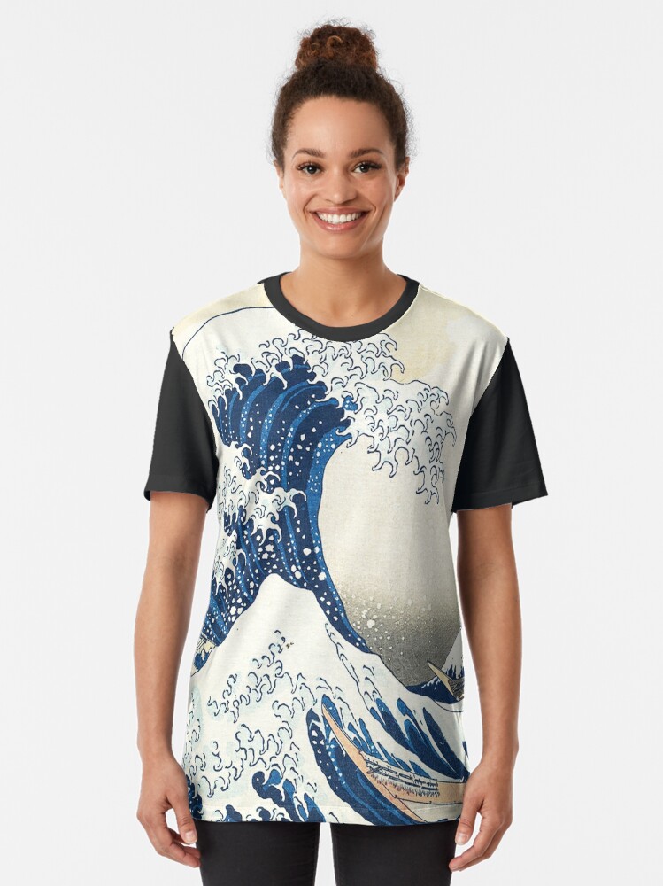 WaffleOnDesigns T-Shirt Kanagawa Redbubble Graphic Japanese Wave | for Sale - by Wave\