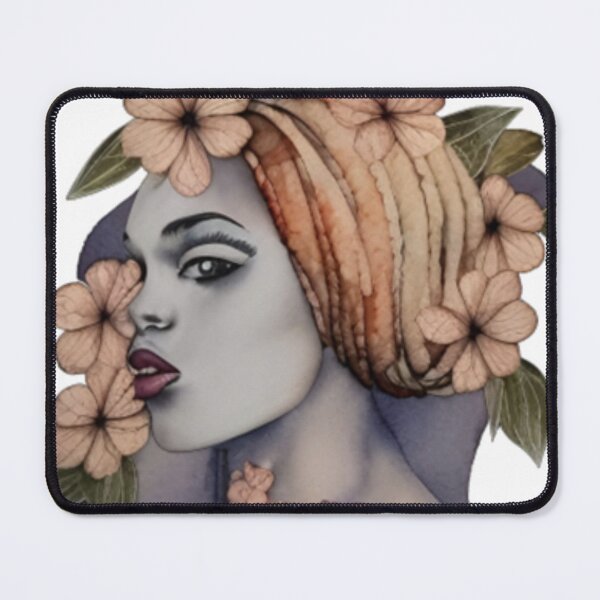 Item preview, African American Woman Floral Abstract Series (2) designed and sold by MugsNstuff Live Love Create!.