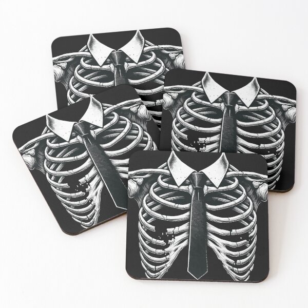 Item preview, Suit and Tie Business Skeleton Ribs Design designed and sold by Promptified.
