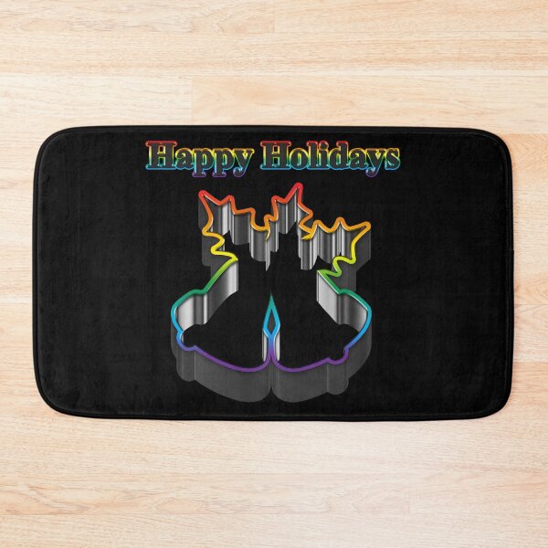 Item preview, Cookie cutter Holiday Bells LGBT Happy Holidays Rainbow Pride designed and sold by TheirChoice.