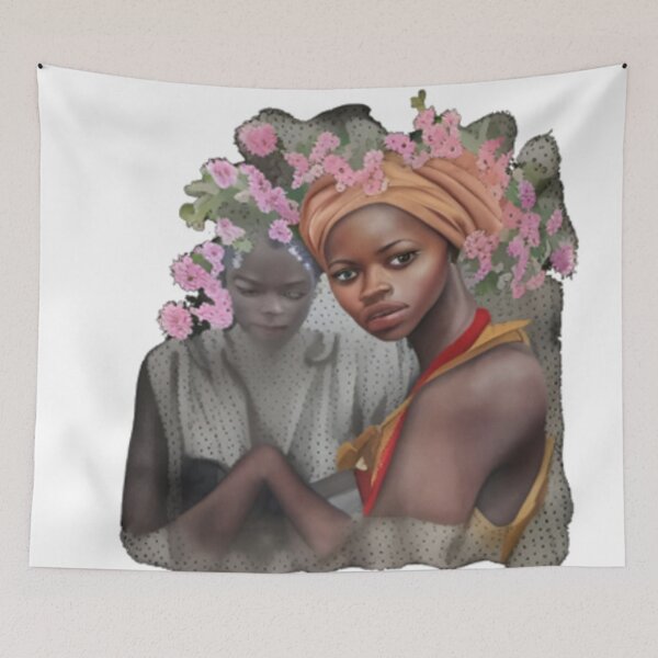 Item preview, African American Woman Floral Abstract Series (5) designed and sold by MugsNstuff Live Love Create!.