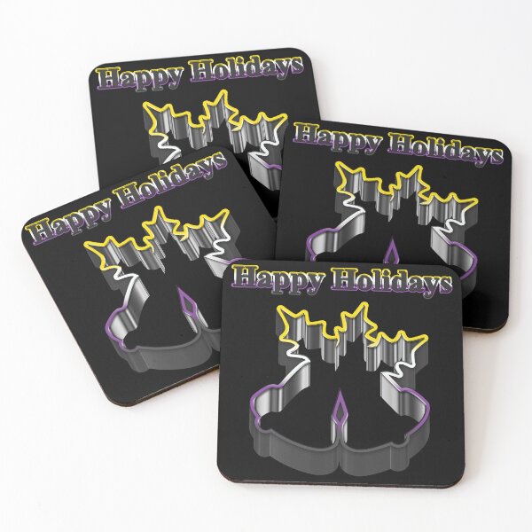 Item preview, Cookie cutter Holiday Bells LGBT Happy Holidays Non Binary Pride designed and sold by TheirChoice.