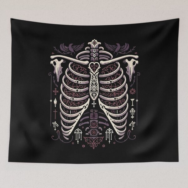 Item preview, Gothic Dark Skeleton Ribs designed and sold by Promptified.