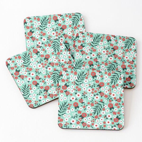 Item preview, Winter Holiday Cottage Floral designed and sold by robyriker.