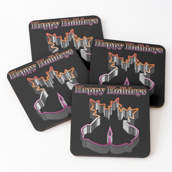 Item preview, Cookie cutter Holiday Bells LGBT Happy Holidays Lesbian Pride designed and sold by TheirChoice.