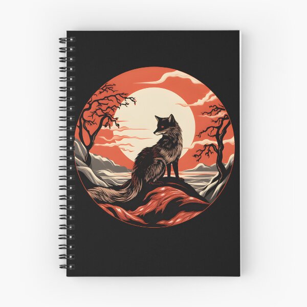 Item preview, Japanese Fox Kitsune designed and sold by Yana Grech.