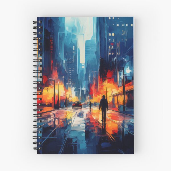 Item preview, Abstract digital painting of a city designed and sold by Whimsicalhub.