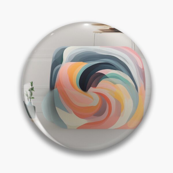 Item preview, Harmony in Circles: Vibrant Multicolored Oil Paint Layers designed and sold by Jomynn.
