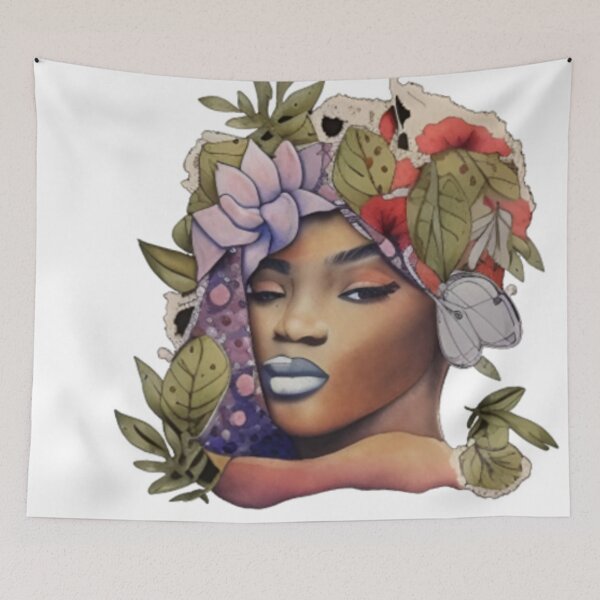 Item preview, African American Woman Floral Abstract Series (11) designed and sold by MugsNstuff Live Love Create!.