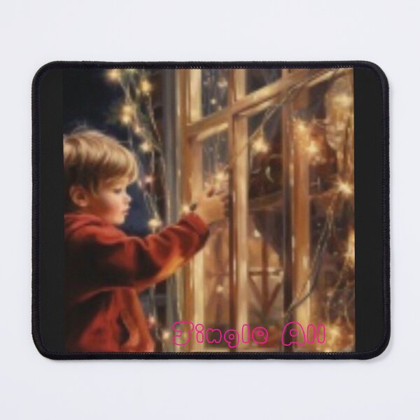 Item preview, Christmas lights and children with pink letters designed and sold by ysogoodsshop.