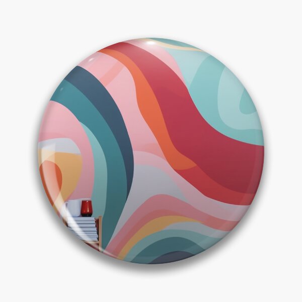 Item preview, Curved Creations: Abstract Art of Multicolored Oil Paint Layers designed and sold by Jomynn.
