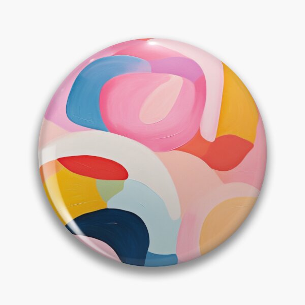 Artikelvorschau, Colorful Elegance: Abstract Multicolored Oil Paint Layers in Circles entworfen und verkauft von Jomynn.