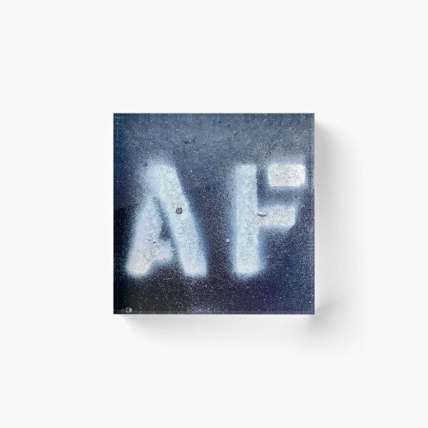 Item preview, Street Photography "AF" designed and sold by Maureen Eckert.