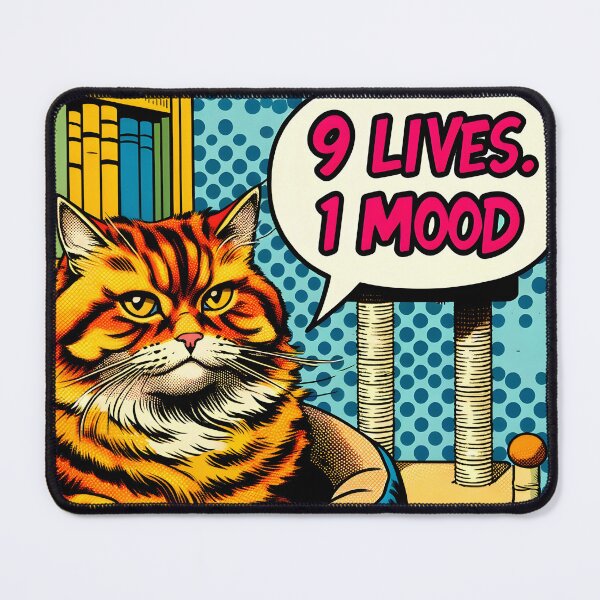 Item preview, Typical Cat Old Comics Style Illustration designed and sold by VectorPlace.