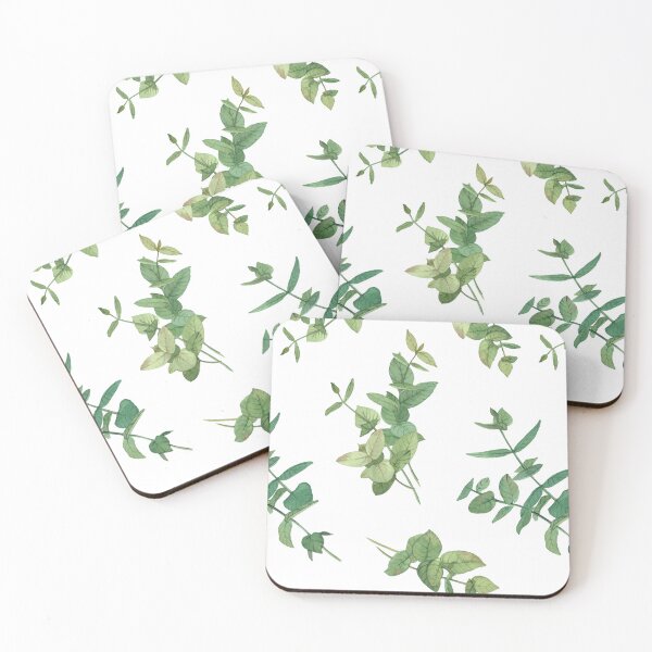 Item preview, Ethereal Elegance: Silver Dollar Eucalyptus Leaf Delight designed and sold by Hadamundo.