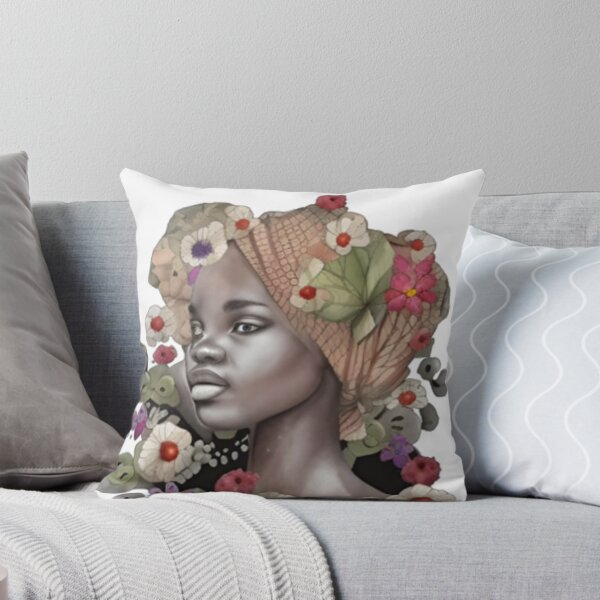 Item preview, African American Woman Floral Abstract Series (15) designed and sold by MugsNstuff Live Love Create!.