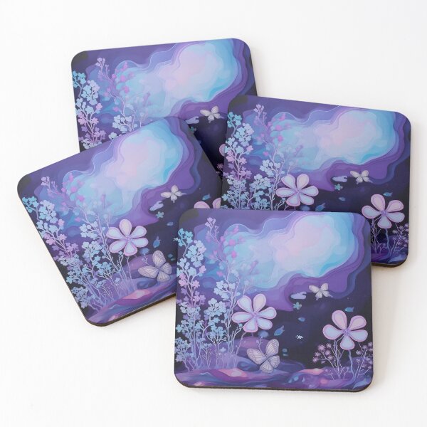 Item preview, Bioluminescent Floral With Butterflies  designed and sold by RestingLioness.