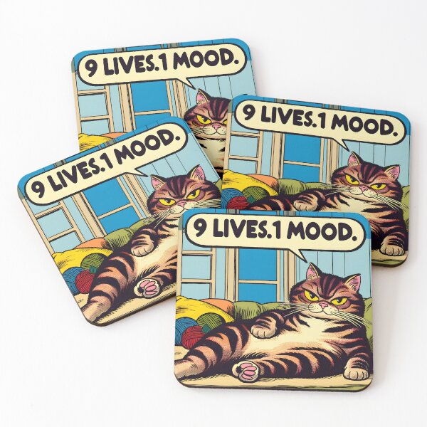 Item preview, Typical Cat Old Comics Style Illustration designed and sold by VectorPlace.