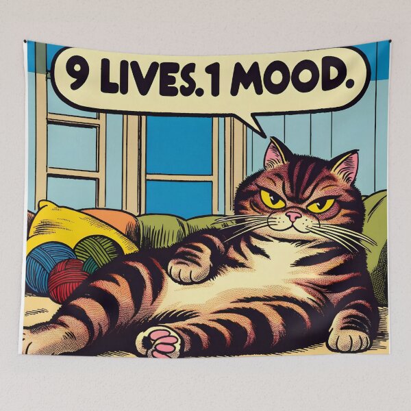 Item preview, Typical Cat Old Comics Style Illustration designed and sold by VectorPlace.