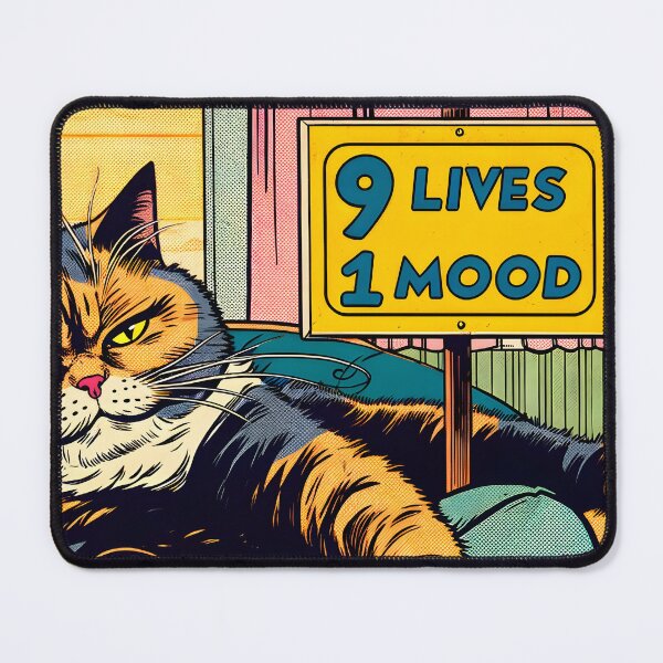 Item preview, Typical Cat Old Comics Style Illustration designed and sold by VectorPlace.