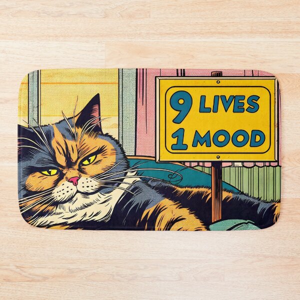 Item preview, Typical Cat Old Comics Style Illustration designed and sold by VectorPlace.