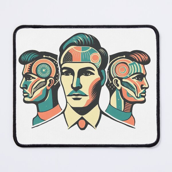 Item preview, KaiZ Retro Humans artificial intelligence AI designed and sold by KaizShop.