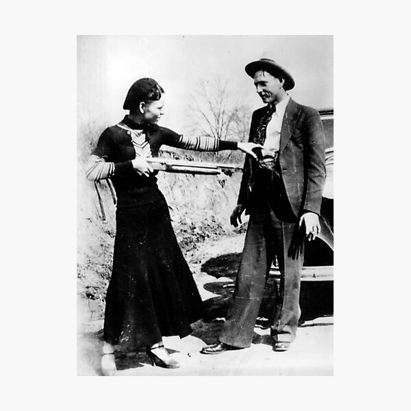 Item preview, Bonnie & Clyde With Rifle designed and sold by Slinky-Reebs.