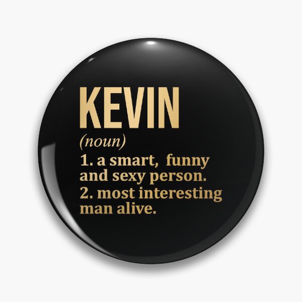 Item preview, Kevin Name Definition in Gold designed and sold by XCIV.