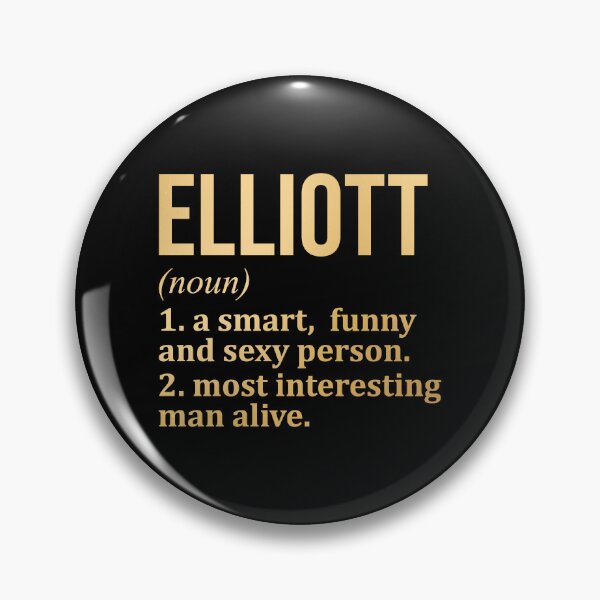 Artikelvorschau, Elliott-Namensdefinition in Gold entworfen und verkauft von XCIV.