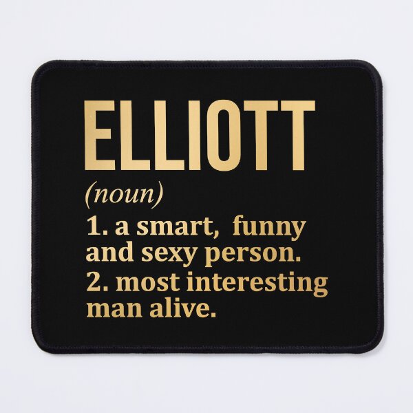 Item preview, Elliott Name Definition in Gold designed and sold by XCIV.